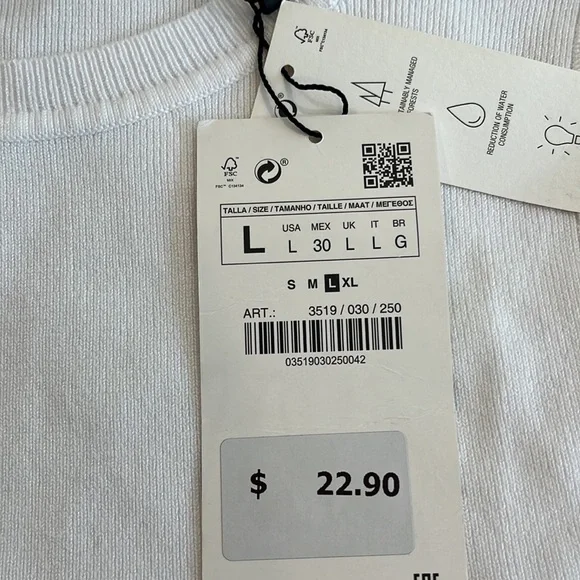 Zara cropped top - Picture 4 of 4